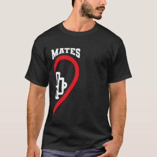 Swole Mates Süße Workout passende Paare Valentin T-Shirt