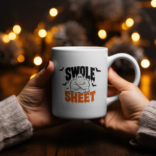 Swole Sheet Halloween Fitness Design Kaffeetasse