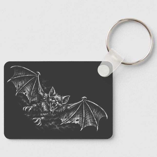 Swooping Bat - von BurnsInHell Schlüsselanhänger (Vorderseite)
