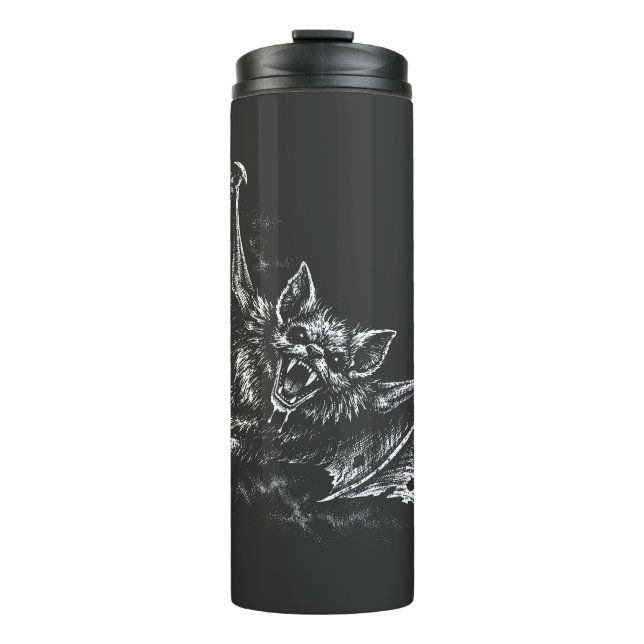 Swooping Bat - von BurnsInHell Thermosbecher (Vorderseite)