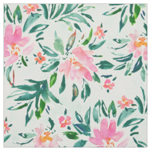 SWOOSH rosa tadelloses Blumen Stoff