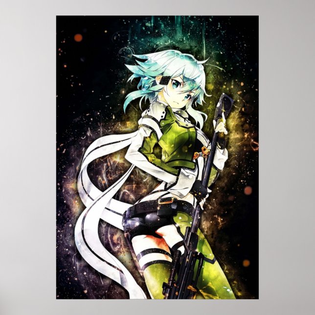 Sword Art Online Sinon Poster (Vorne)