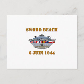 Sword Beach 1944 Postkarte