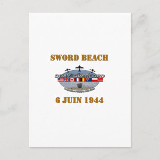 Sword Beach 1944 Postkarte