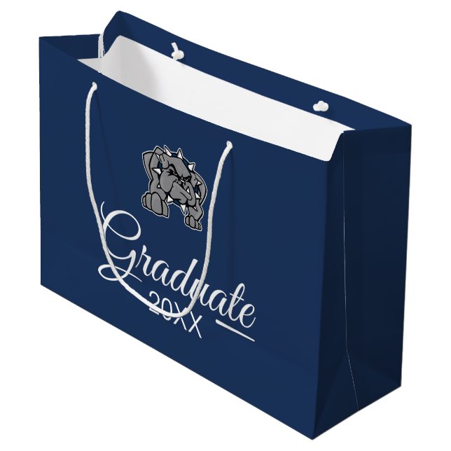 SWOSU-Graduate Große Geschenktüte (Vorderseite Schrägansicht)