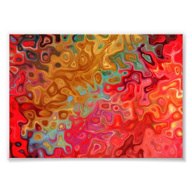 Swrilly Mod Art: Reiten Abstrakt Fotodruck (Vorne)