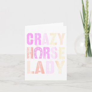 Sy 2026 Crazy Horse Lady Powered Lunar Energy CNY  Karte