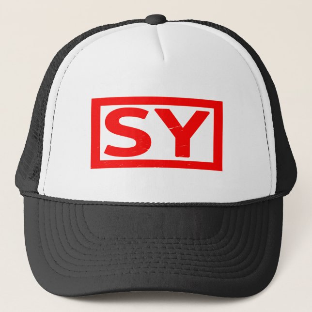 Sy Briefmarke Truckerkappe (Vorderseite)