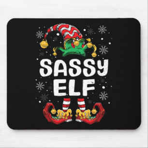 Sy Elf Familie Matching Weihnachten Funny Mousepad