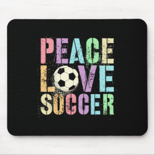 Sy Frieden Liebe Fußball Ergebnis Club Mama Stolle Mousepad