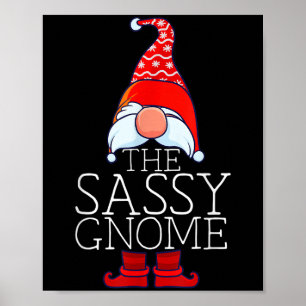 Sy Gnom Familie passende Gruppen-Weihnachts-Outfit Poster