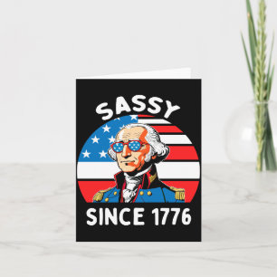 Sy Seit 1776 Gründungsvater Lustig 4. Juli Karte
