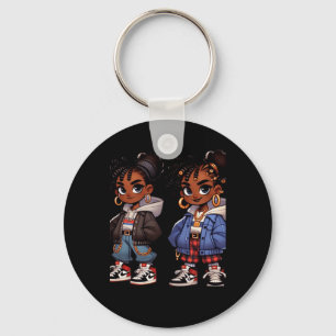 Sy Sisters Twin Vibes Sticker Schlüsselanhänger