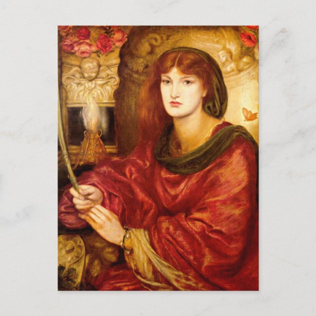 Sybilla Palmifella (Die Schönheit des Souls) Postkarte (Vorderseite)