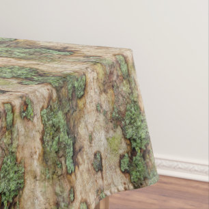 Sycamore Tree Bark Moss Lichen Tischdecke