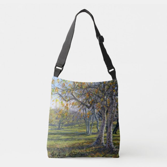 "Sycamores im Fall" Tote Tasche (Vorderseite)