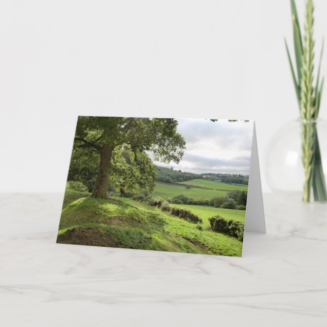 Sycharth in Powys, Wales, während des Karte (Vorderseite)