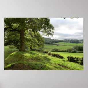 Sycharth in Powys, Wales, während des Poster