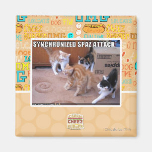 Sychronized Spaz Angriff Magnet