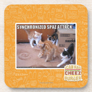 Sychronized Spaz Angriff Untersetzer