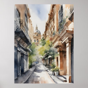 Sydney Aqucolor art Poster