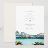 SYDNEY AUSTRALIA Aquarellfarben-Illustration Hochz