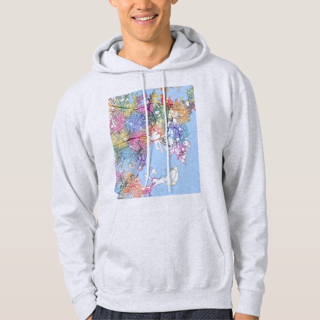 Sydney Australia City Map Hoodie (Vorderseite)