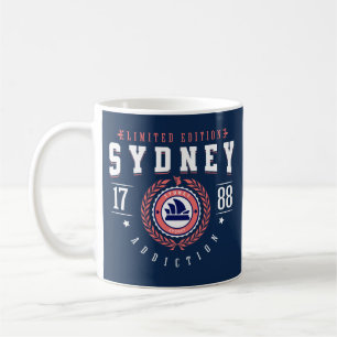 Sydney Australia City Traveler Sports Style Navy Kaffeetasse