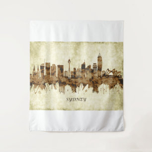 Sydney Australia Cityscape Wandteppich