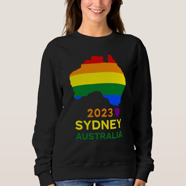 Sydney Australia Gay and Lesbian Pride Sweatshirt (Vorderseite)