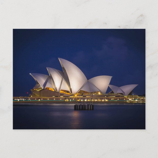 Sydney Australia Opernhaus Feiertagspostkarte (Vorderseite)