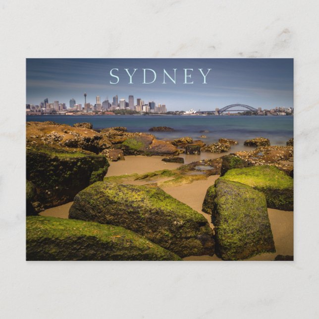 Sydney Australia Skyline, Sydney Harbour NP Postkarte (Vorderseite)