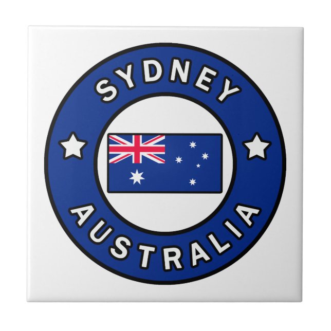 Sydney Australien Fliese (Vorderseite)