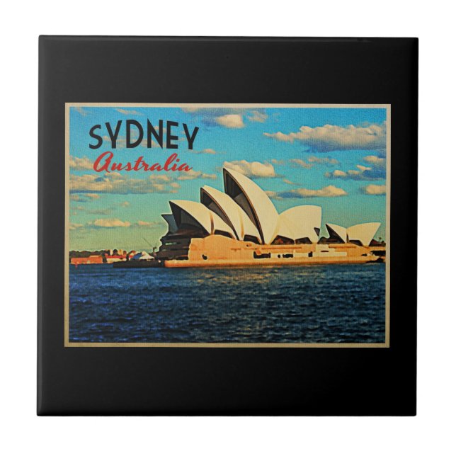 Sydney Australien Fliese (Vorderseite)