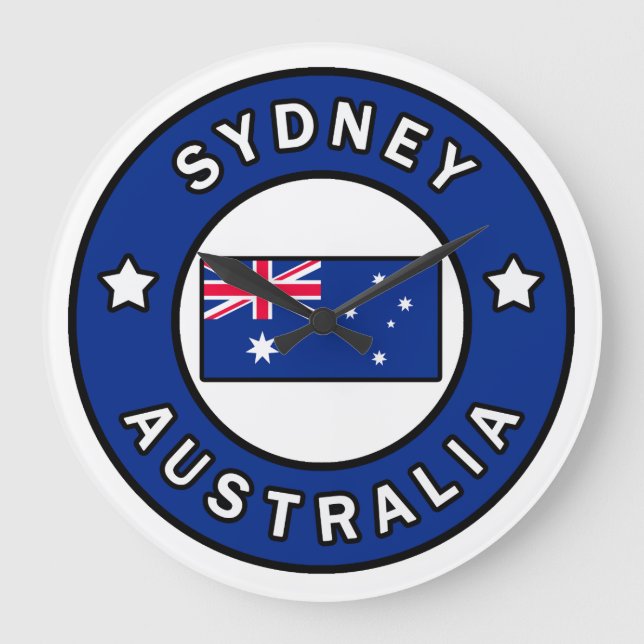 Sydney Australien Große Wanduhr (Vorderseite)