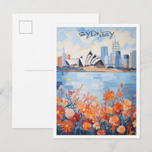 Sydney Australien Kunst Reise Postkarte