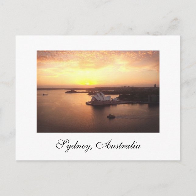 Sydney, Australien Postkarte (Vorderseite)