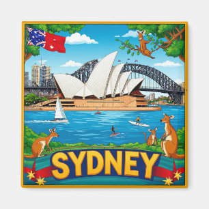 Sydney Australien Reiseerinnerungen an der Küste Magnet