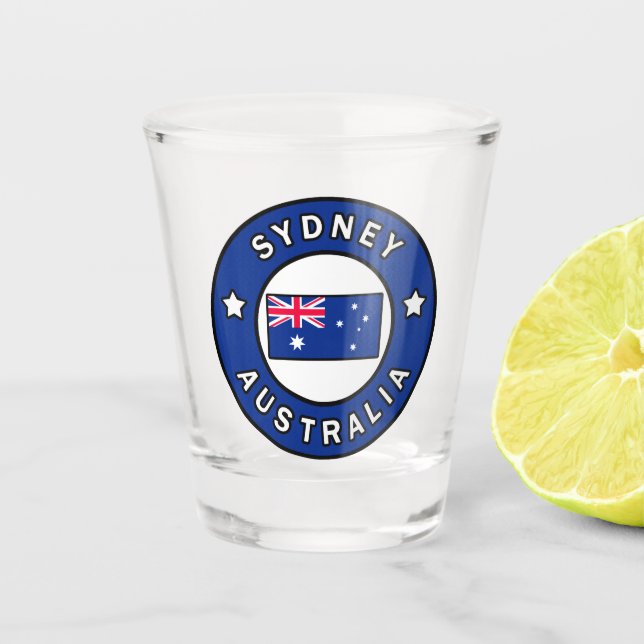 Sydney Australien Schnapsglas (Vorderseite)