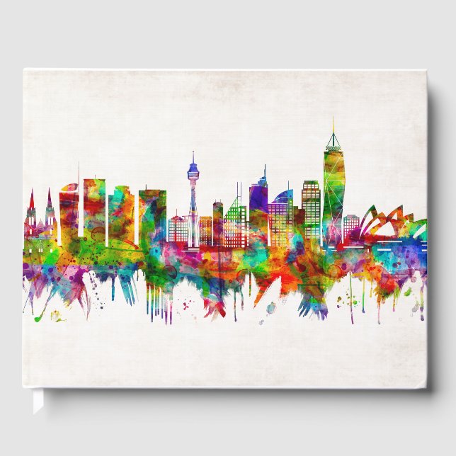 Sydney Australien Skyline Gästebuch (Vorderseite)