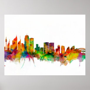 Sydney Australien Skyline Poster