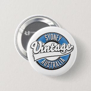 Sydney Australien Vintages Logo Button