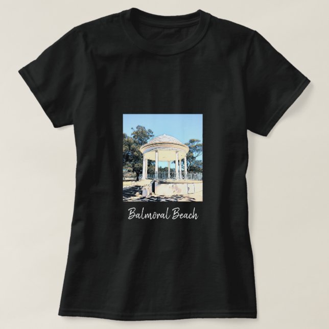 Sydney Balmoral Beach white Rotunda T-Shirt (Design vorne)