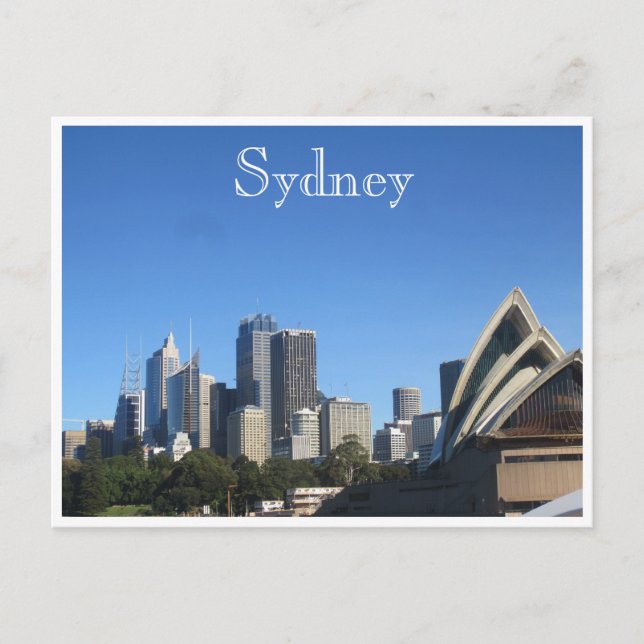 sydney blau postkarte (Vorderseite)