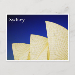 Sydney-blaue Segel Postkarte
