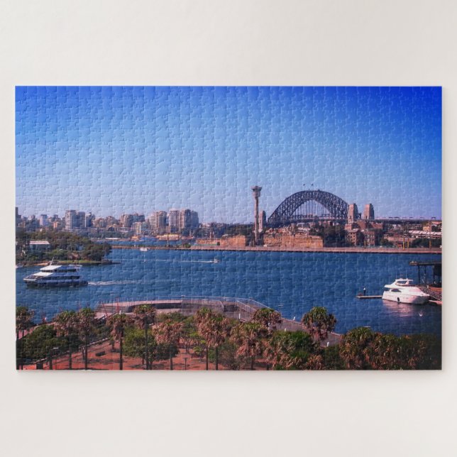 Sydney, Boats & Harbour Bridge/Australien (Horizontal)