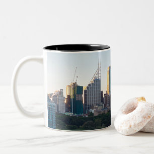 Sydney Business Center Wolkenkratzer Zweifarbige Tasse