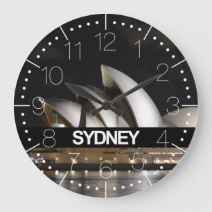 Sydney clock große wanduhr