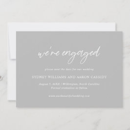 Sydney Gray Modern Wedding Save The Date