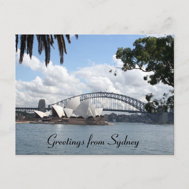 Sydney-Grüße Postkarte (Vorderseite)